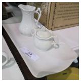 Porcelain Creamer / Sugar Set