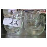 Piedmont Airlines Liquor Glasses