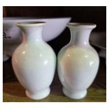 Pair of Porcelain Bud Vases