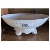 Large Porcelain Bowl & Stand