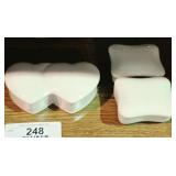 Glazed Porcelain Trinket Boxes & Lids
