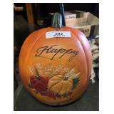 Large Ceramic Pumpkin
