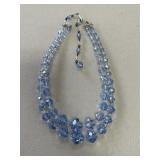 Vintage Double Strand Austrian Crystal Necklace