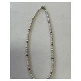 Antique Amethyst & Pearl Estate Necklace
