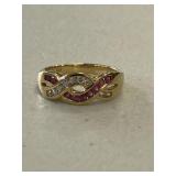 Sterling Silver Ruby Ring