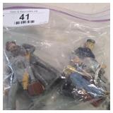 Six Metal Vintage Figurines