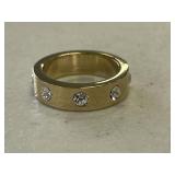 White Sapphire Eternity Band Ring