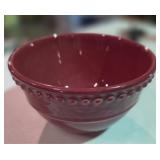 Pottery Bowl & Misc. Jewelry