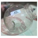 Vintage Anchor Hocking Glass Cracker Barrel Jar