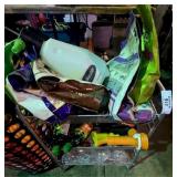 Metal Shelf & Garden Items