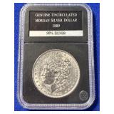 1889 Morgan Silver Dollar Coin