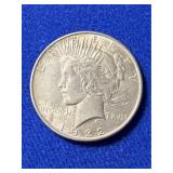 1922 Silver Peace Dollar Coin
