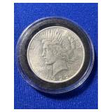 1922 D Silver Peace Dollar Coin