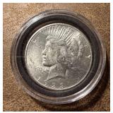 1928 S Silver Peace Dollar