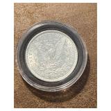 Four 1921 Morgan Silver Dollars