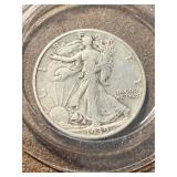 1939 Walking Liberty Silver Half Dollar