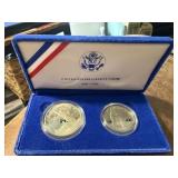 1986 US Liberty 2 Coin Proof Set