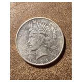 1923 D Silver Peace Dollar Coin