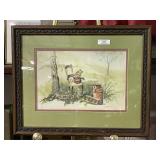Framed Watercolor