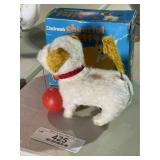 Vintage Clock Work Cheerful Puppy Toy