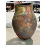 Raku Pottery Vase