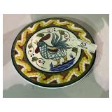 Clay Art Rooster Trivet