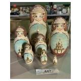 Hand Crafted Wood Russian Nesting Dolls