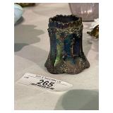 Carnival Glass Toothpick Holder
