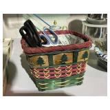 Scissors & Holiday Basket