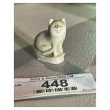 Vintage Carved Stone Cat
