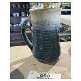 2 Tone Signed Stoneware Mug