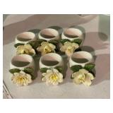 Large Porcelain Napkin Rings