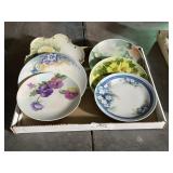 Lot of 6 Hand Painted Porcelain Plates