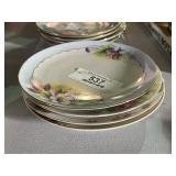 4 Hand Painted Porcelain Dishes