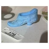 Miniature Blue Glass Slipper