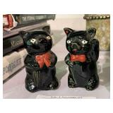 Black Cat Salt / Pepper Shakers