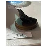 Dark Color Ceramic Bird Figurine