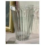Vintage Vertical Ribbed Scalloped Vase