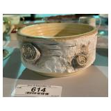 Dept. 56 Birch Bark Ceramic Bowl