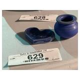 Studio Art Pottery Miniature Vase & Paperweight