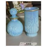 Avon Bristol Blue Opaline Perfume Bottles & Glass