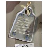 Hand Painted Porcelain Grater