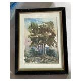 Framed Watercolor Original