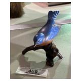 Wood Bluebird Carving
