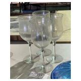 Stem Ribbed Wine Glasses