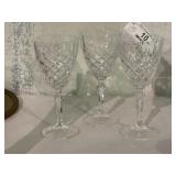 Dauphine Pattern Wine Glasses