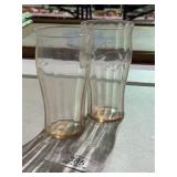 Etched Pink Depression Glasses