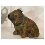 Vintage Wood Bulldog Doorstop