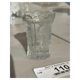 Antique National Glass Toothpick Holder