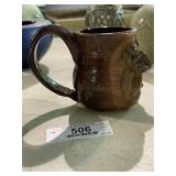 Vintage Rockingham Pottery Toby Mug